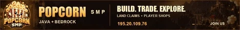 Popcorn SMP banner